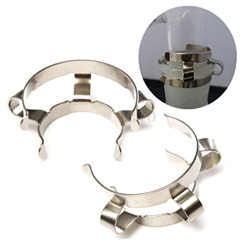 Uikdjgu 2 Stk. 24# Edelstahl Clip Keck Klammer fuer 24/29 24/40 Glasschliff Uikdjgu 2 Stk. 24# Edelstahl Clip Keck Klammer fuer 24/29 24/40 Glasschliff von Uikdjgu