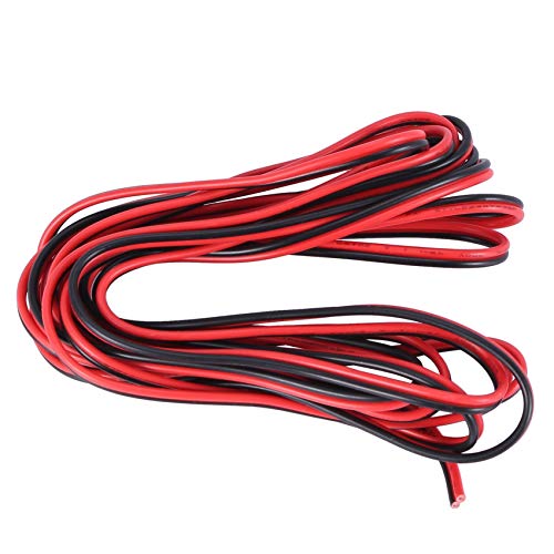 Uikdjgu 20 GAUGE PRO 3 METER ROT SCHWARZ ZIP WIRE AWG KABEL POWER GROund STRANDED COPPER CAR von Uikdjgu