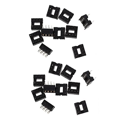 Uikdjgu 20 x 8 Pin DIP IC Sockel Adapter Loetentyp Sockel von Uikdjgu