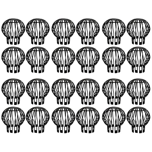 Uikdjgu 24 Stücke Rinnen Schutz Fall Rohre Filter Sieb Verhindert, Dass Blatt Abfall Zweige Dachmoos Die Rohre Verstopfen von Uikdjgu