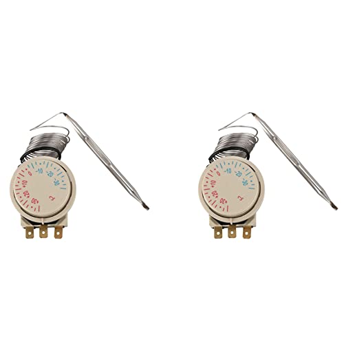 Uikdjgu 2X Gefrierschrank -30 - + 30 ℃ AC 250V 16A AC380V Temperatur Kapillarthermostat Uikdjgu 2X Gefrierschrank -30 - + 30 ℃ AC 250V 16A AC380V Temperatur Kapillarthermostat von Uikdjgu