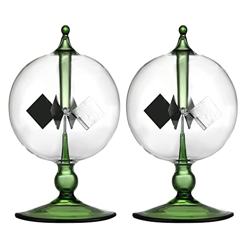 Uikdjgu 2X Grün Solar Power Radiometer Crookes Solar Spinnen Flügel Geschenk Haus Schreibtisch Dekoration Uikdjgu 2X Grün Solar Power Radiometer Crookes Solar Spinnen Flügel Geschenk Haus Schreibtisch Dekoration von Uikdjgu