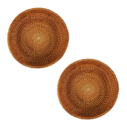 Uikdjgu 2X Handgemachte Herbst Rattan Weben Runde Ablage Korb Obst Schale Rattan Brotkorb für KüChe Lebensmittel Picknick Brot Diverse Mini Behaelter Uikdjgu 2X Handgemachte Herbst Rattan Weben Runde Ablage Korb Obst Schale Rattan Brotkorb für KüChe Lebensmittel Picknick Brot Diverse Mini Behaelter von Uikdjgu
