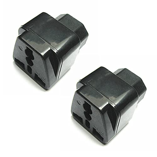 Uikdjgu 2X PDU-Spezialkonvertierungsstecker USV C13 Auf Universalsteckdose Server IEC320-C14 Stecker -320 von Uikdjgu
