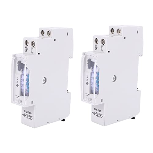 Uikdjgu 2X Sul180A 15 Minuten Mechanischer Zeitgeber 24 Stunden Programmierbarer Zeitzaehler Zeitschaltuhr Relay-Messung Analysegeraete Neu Uikdjgu 2X Sul180A 15 Minuten Mechanischer Zeitgeber 24 Stunden Programmierbarer Zeitzaehler Zeitschaltuhr Relay-Messung Analysegeraete Neu von Uikdjgu