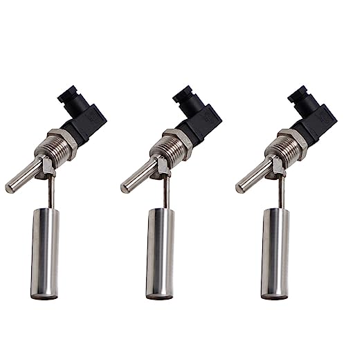 Uikdjgu 3 Stück Flüssigkeit Schwimmer Wasser Niveau Sensor Seitlich Montierter Schwimmer Schalter Sicherer Rostfreier Stahl Unter 220V von Uikdjgu