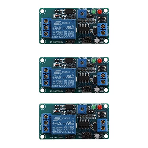 Uikdjgu 3X SRD 12V DC-SL-C NC Relais mit 12V DC Verzoegerter Timer Uikdjgu 3X SRD 12V DC-SL-C NC Relais mit 12V DC Verzoegerter Timer von Uikdjgu