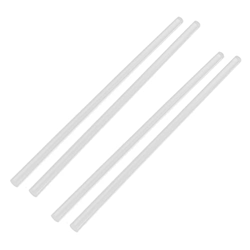 Uikdjgu 3mmx250mm Runde Feste Acryl Stange Pmma Squeeze Stange Klar 4 Stücke von Uikdjgu