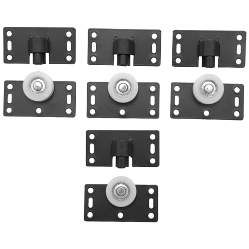 Uikdjgu 4 Sets Schiebe Tuer Rad Rolle Riemen Scheibe Skateboard Schrank Kleider Schrank Schrank Glatte Stumm Nylon Rad von Uikdjgu