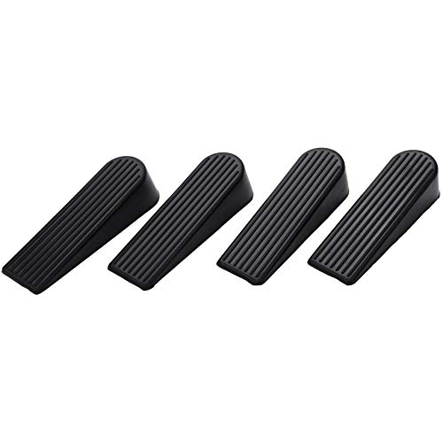 Uikdjgu 4Er Pack Türstopper, Gummi Kratzfreie Türstopper Für Haus Und Büro (Schwarz) von Uikdjgu