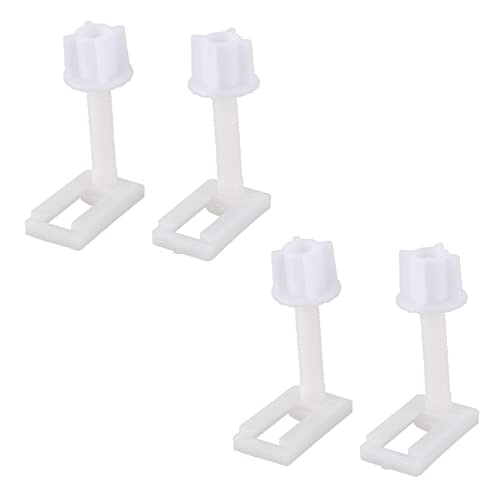 Uikdjgu 4Pcs Kunststoff Toilettensitz Schrauben Befestigungen Fit Toilettensitze Scharniere Reparatur Werkzeuge Typ 5 von Uikdjgu