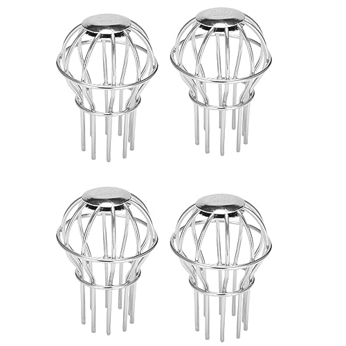 Uikdjgu 4X Drain Outdoor Dach Anti - Blocking Line Cap Runde Netzabdeckung Drainage Bodenlinie Leak Gutter Guard Filter-50 von Uikdjgu