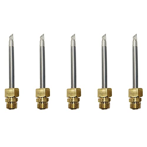 Uikdjgu 5X 510 Schnittstelle LöT Kolben Spitze Mini Tragbare USB LöT Kolben Spitze Schweiß Zubehör, Messer Spitze von Uikdjgu