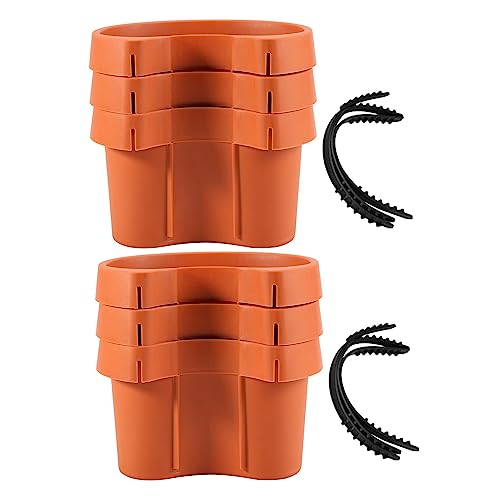 Uikdjgu 6 Teile/Los Einzigartige Dachrinne Fall Rohr Garten Blumen Topf Abfluss Rohr Blumen Töpfe Wannen Abfluss Rohr Garten Pflanz Gefäße von Uikdjgu
