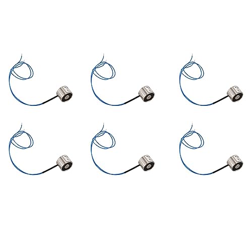 Uikdjgu 6X Gelutscht Elektrohubmagnet 12VDC 2.5Kg 5.5LB 20X15mm von Uikdjgu