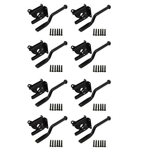 Uikdjgu 8X Selbstsichernde Torverriegelung Automatische Schwer Kraft Hebel Zaun Torverriegelung für Holzzaun Tür Verriegelungen Stahl Schwarz Uikdjgu 8X Selbstsichernde Torverriegelung Automatische Schwer Kraft Hebel Zaun Torverriegelung für Holzzaun Tür Verriegelungen Stahl Schwarz von Uikdjgu
