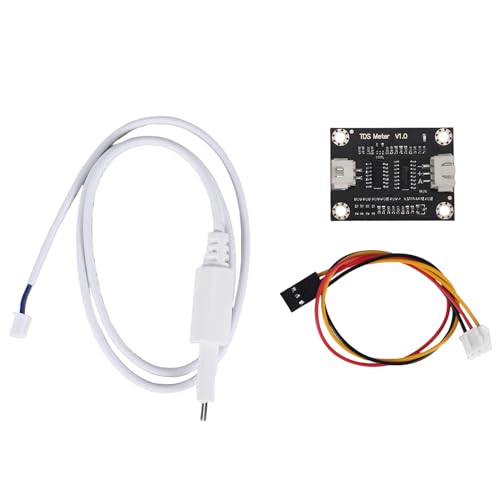 Uikdjgu Analoger TDS-Sensor TDS-MessgeräT WasserleitfäHigkeitssensor-Tester FlüSsigkeitserkennung WasserqualitäTsüBerwachung DIY mit 2 Kabeln Uikdjgu Analoger TDS-Sensor TDS-MessgeräT WasserleitfäHigkeitssensor-Tester FlüSsigkeitserkennung WasserqualitäTsüBerwachung DIY mit 2 Kabeln von Uikdjgu