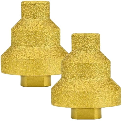 Uikdjgu Diamantkegelfliesen -Bit -Multi -Schicht -Taper -Reibahnen für Metall, Beton, Fliesen, Marmor M14 von Uikdjgu