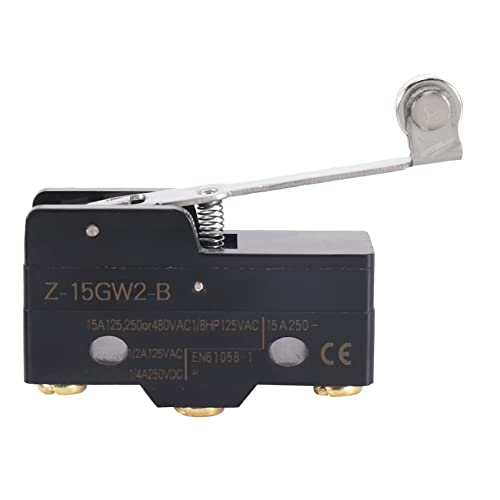 Uikdjgu Langer Scharnier Rollen Hebel Für Schalt Tafel Ac Dc Basis Mikro Schalter Z-15Gw2-B von Uikdjgu