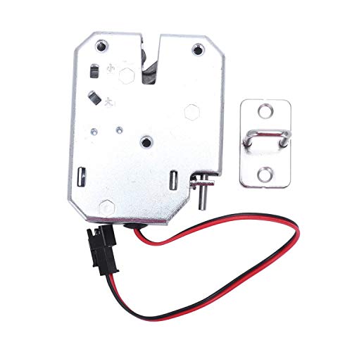 Uikdjgu Steuerung Schloss Dc 12V 2A Magnetische Tuer Schloss Kabinett Schubladen Schliess Faecher Schloss Falle Kohlenstoff Stahl Silber Vorhaenge Schloss von Uikdjgu