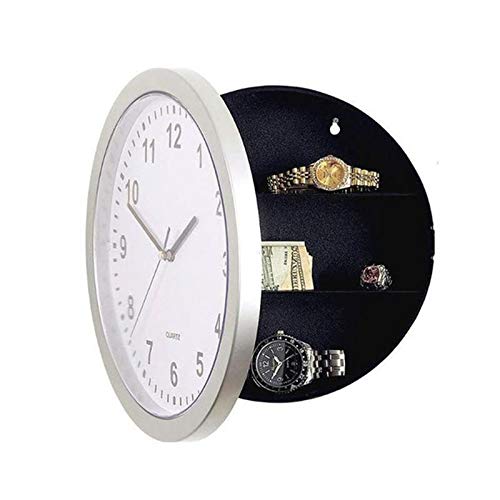 Uikdjgu Wand Uhr Versteckt Sicher, Uhr Sicher Geheim Tresore Versteckt Sicher Wand Uhr Für Geheimen Stash Geld Bargeld Schmuck, Wand Uhr Fach Stash Box Uikdjgu Wand Uhr Versteckt Sicher, Uhr Sicher Geheim Tresore Versteckt Sicher Wand Uhr Für Geheimen Stash Geld Bargeld Schmuck, Wand Uhr Fach Stash Box von Uikdjgu