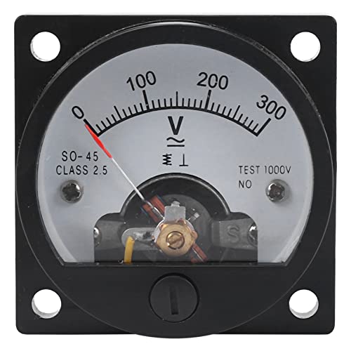 AC 0-300V Voltmeter Analog mit rundem Zifferblatt von Uinfhyknd