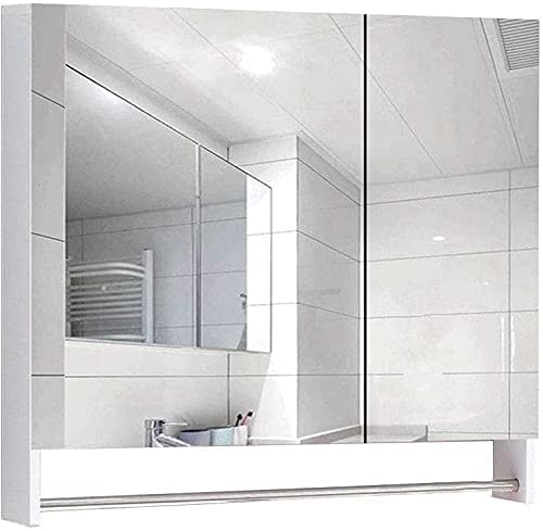 UioQrintan Wandmontierter Badezimmerschrank aus Aluminium mit hochauflösendem silbernem Spiegel UioQrintan Wandmontierter Badezimmerschrank aus Aluminium mit hochauflösendem silbernem Spiegel von UioQrintan