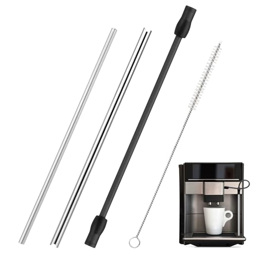 3 Stück Edelstahles Milchrohr Milchschlauch Kompatibel mit Siemens Eq6 Kaffeevollautomat mit Milchschlauch Milchschlauch Kompatibel mit Siemens EQ6 EQ700 Kaffeevollautomat Zubehörset mit Bürste 3 Stück Edelstahles Milchrohr Milchschlauch Kompatibel mit Siemens Eq6 Kaffeevollautomat mit Milchschlauch Milchschlauch Kompatibel mit Siemens EQ6 EQ700 Kaffeevollautomat Zubehörset mit Bürste von Uirheurd