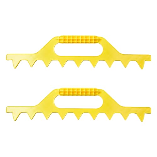 2 x Imkerei-Werkzeug mit 8 Rahmenabständen, ergonomisches Design, geeignet für effiziente Messung mehrerer Rahmen von Uitndvyte