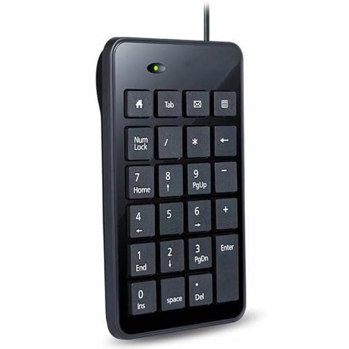 23 Drahttasten mit mechanischer USB-Nummerntastatur, geeignet für Finanzen, Business, tragbar, Ziffernblock von Uitndvyte
