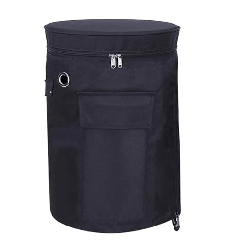 Schwarze Zylinderabdeckung mit belüftetem Design und seitlichen Aufbewahrungstaschen, stabiler Propangas-Tankschutz für den Außenbereich, schwarzer Propan-Tankschutz Schwarze Zylinderabdeckung mit belüftetem Design und seitlichen Aufbewahrungstaschen, stabiler Propangas-Tankschutz für den Außenbereich, schwarzer Propan-Tankschutz von Uitndvyte