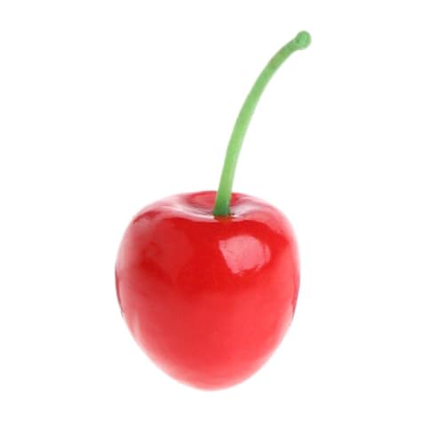 Uitndvyte 10 Stück künstliche Früchte Simulation Schaum rot Hochzeit Party Dekor Künstliche Blumen in Vase zur Dekoration von Uitndvyte