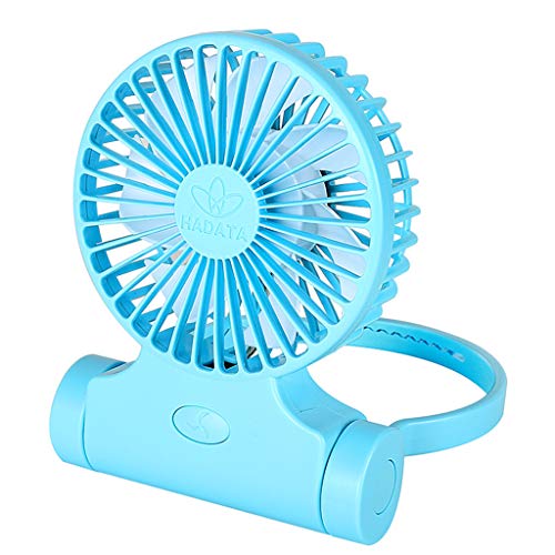 Uitndvyte 2200 mAh batteriebetriebener Hals-Ventilator, Handventilator, wiederaufladbarer USB-Ventilator von Uitndvyte