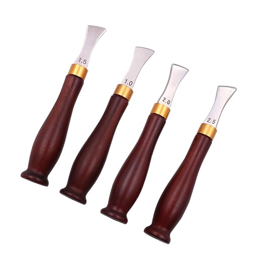 Uitndvyte 4 Stück 1,0 mm, 1,5 mm, 2,0 mm, 2,5 mm, Leder-Werkzeug-Kanten, Bastelkanten, Falzfalte Uitndvyte 4 Stück 1,0 mm, 1,5 mm, 2,0 mm, 2,5 mm, Leder-Werkzeug-Kanten, Bastelkanten, Falzfalte von Uitndvyte