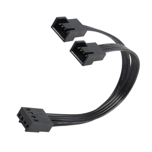Uitndvyte Effizientes 4Pin Lüfter Splitterkabel Für Motherboards Verbindung Zwei Lüfter 10 cm Space Saving Designing von Uitndvyte