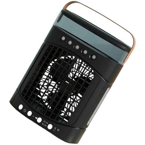 Uitndvyte Flügelloser Ventilator mit Nebelbehältern und einstellbarer Geschwindigkeit, tragbare Klimaanlage mit Nachtlicht in 7 Farben für Schlafzimmer Uitndvyte Flügelloser Ventilator mit Nebelbehältern und einstellbarer Geschwindigkeit, tragbare Klimaanlage mit Nachtlicht in 7 Farben für Schlafzimmer von Uitndvyte