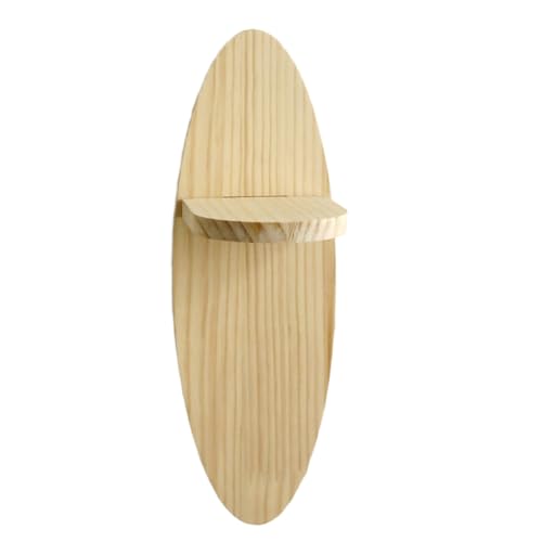 Uitndvyte Künstlerische Ovale Form Holzwandregal Schwimmende Regale Pflanze Display Rack Zur Verbesserung Der Ästhetik Und Funktionalität Der Heimat von Uitndvyte