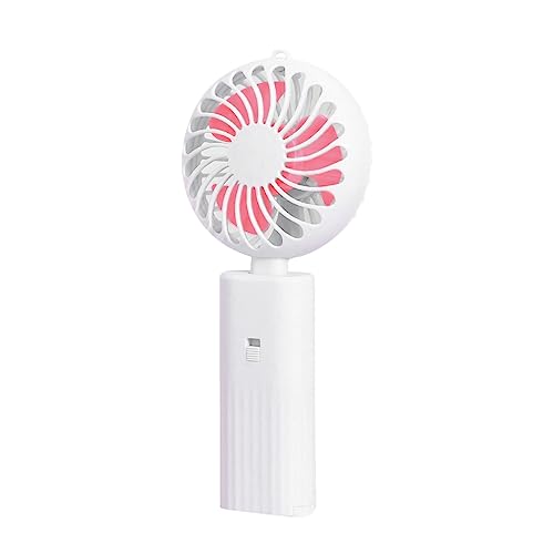 Uitndvyte Tragbarer Handventilator, Schreibtischventilator, betrieben mit 2 x AA-Batterien (nicht im Lieferumfang enthalten) für den Schreibtisch und den Außenbereich von Uitndvyte