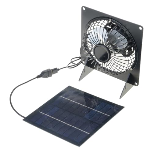 Wetterfester wasserdichter Solarpanel-Lüftungsventilator Monokristallin Abluftventilator für Hühnerställe und Gewächshäuser Schuppen Wetterfester wasserdichter Solarpanel-Lüftungsventilator Monokristallin Abluftventilator für Hühnerställe und Gewächshäuser Schuppen von Uitndvyte
