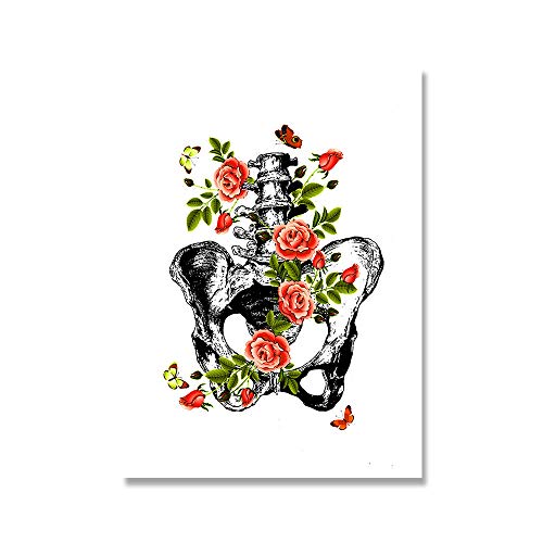 Diy Malen Nach Zahlen Kits Für Erwachsene Anatomie Medical Floral Organ Paintworks Malen Nach Zahlen Kits Auf Leinwand 40 * 50Cm von Uiujiij