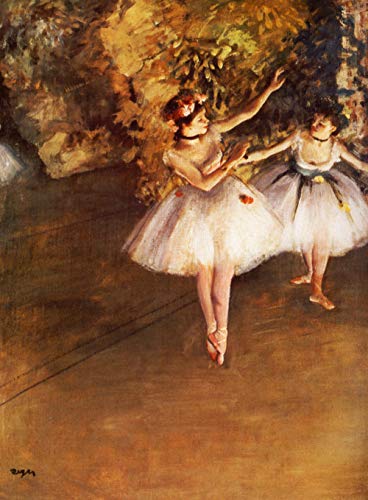 Malen Nach Zahlen Malen Für Erwachsene Edgar Degas Berühmtes Gemälde Zwei Tänzer Auf Der Bühne Canvas Art Kit Diy Ölgemälde Für Anfänger von Uiujiij