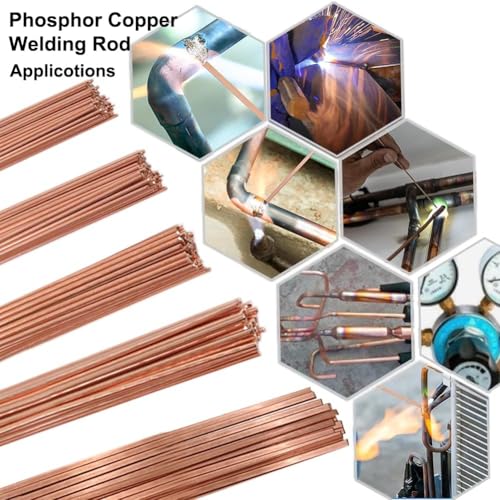 Ujjdwiurgh 10 Phosphor-Kupfer-Hartl?tst?be, Selbstflie?ende Schwei?st?be f¨¹r Kupferrohre, Klimaanlagen, K¨¹hlschr?nke, Rohr?fen von Ujjdwiurgh