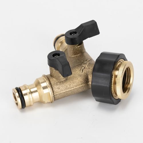 Ujjdwiurgh 1pc 3/4 Messing Kunststoff 4-Wege-Gartenschlauch-Splitter Y-Typ-Wasseranschlussverteiler f¨¹r Tap-Wasserhahnadapter im Freien Ujjdwiurgh 1pc 3/4 Messing Kunststoff 4-Wege-Gartenschlauch-Splitter Y-Typ-Wasseranschlussverteiler f¨¹r Tap-Wasserhahnadapter im Freien von Ujjdwiurgh