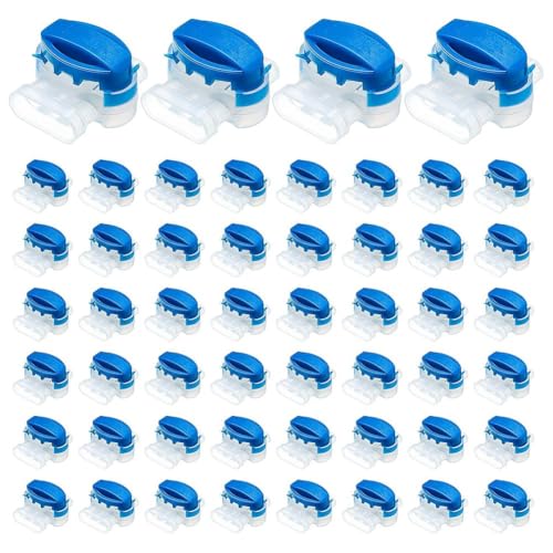 Ujjdwiurgh 3-Wege-Kabelverbinder, Kabelverbinder, Elektrisch, 314-Box-Kabelverbinder, Selbstabisolierende Pigtail-Verbinder, 60 St¨¹ck von Ujjdwiurgh