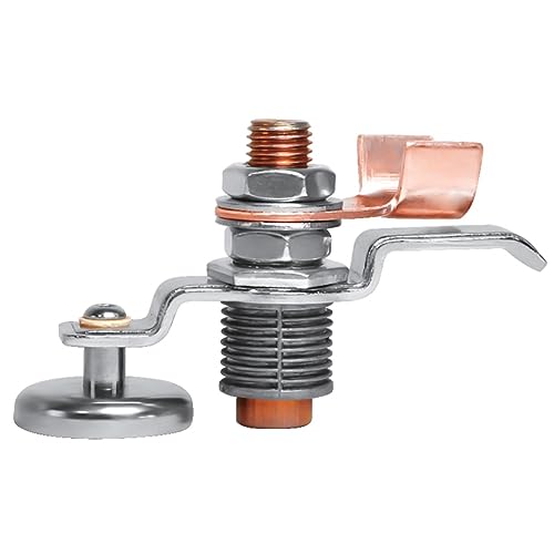 Ujjdwiurgh 300A Magnetschwei?kopf Einzelmagnetkopfhalterung Erdungsklemme Neodym-Magnet Erdungshalter Einfach zu Bedienen Silber von Ujjdwiurgh