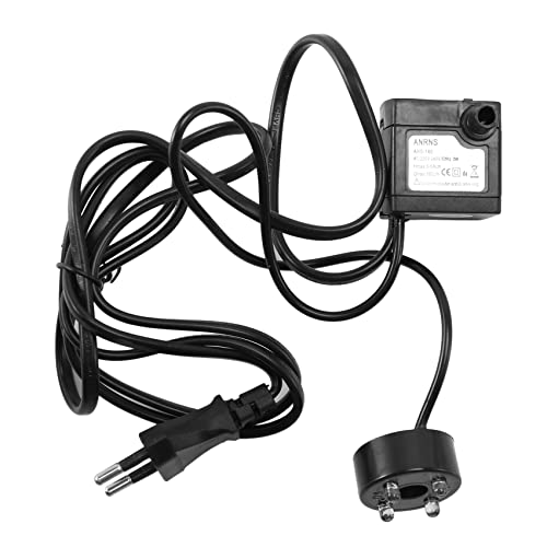 Ujjdwiurgh 3W Tauch Wasser Pumpen mit 4 LED Licht Pumpe Aquarium Brunnen Fisch Teich Tank EU Stecker von Ujjdwiurgh