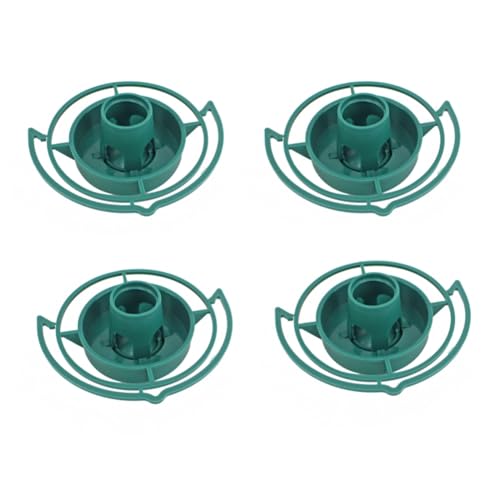 Ujjdwiurgh 4 PCS Outdoor Vogelfutterautomaten H?ngende Futtertasse Gr¨¹NES Kunststoff f¨¹r Papagei Taube Haustier Innenflaschenmund-Docking von Ujjdwiurgh