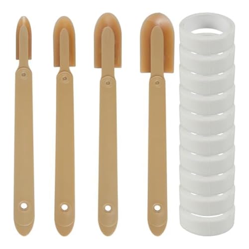 Ujjdwiurgh 4-Teiliges Gummi-Dichtungswerkzeug, Dichtungsspatel, Dichtungsfinish-Werkzeug, Dichtungsentfernungswerkzeug f¨¹r Fliesen, Sp¨¹lbecken, Fugensockel, A von Ujjdwiurgh