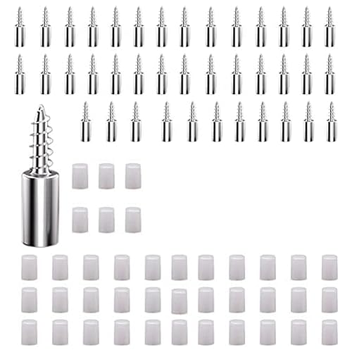 Ujjdwiurgh 40 St¨¹ck Regalhalterungsschrauben mit Rutschfester H¨¹lse, f¨¹r M?bel- und B¨¹cherregalregale Ujjdwiurgh 40 St¨¹ck Regalhalterungsschrauben mit Rutschfester H¨¹lse, f¨¹r M?bel- und B¨¹cherregalregale von Ujjdwiurgh