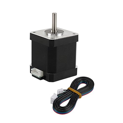 Ujjdwiurgh 42 Schrittmotor, H?he 48 Mm, Motor mit 1000 X H2,54 Kabeln f¨¹r 3D-Drucker-Extruder-CNC-Teile ¨C Schwarz von Ujjdwiurgh